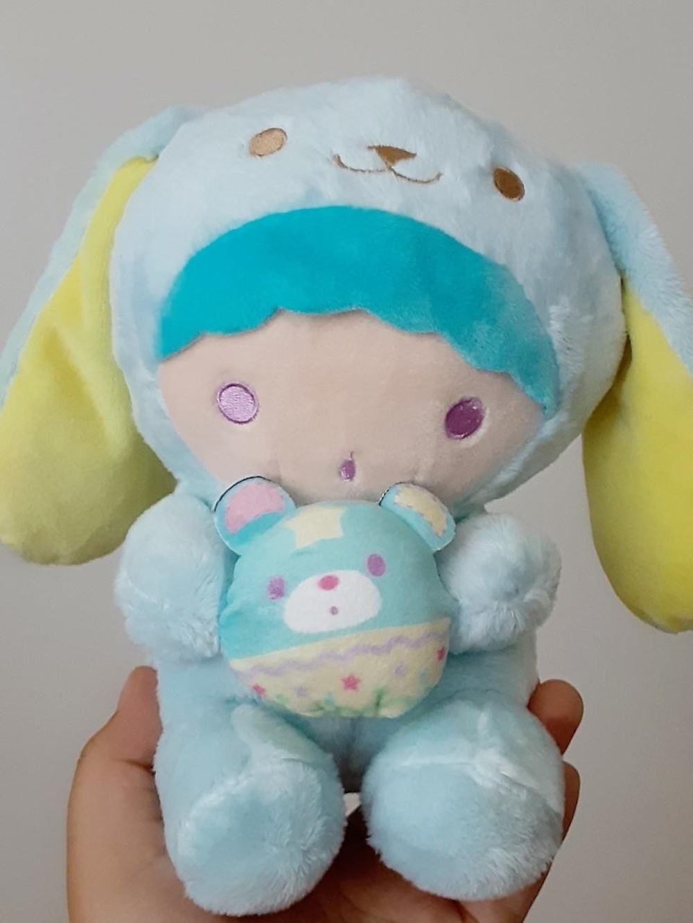 Blue Plush Bunny